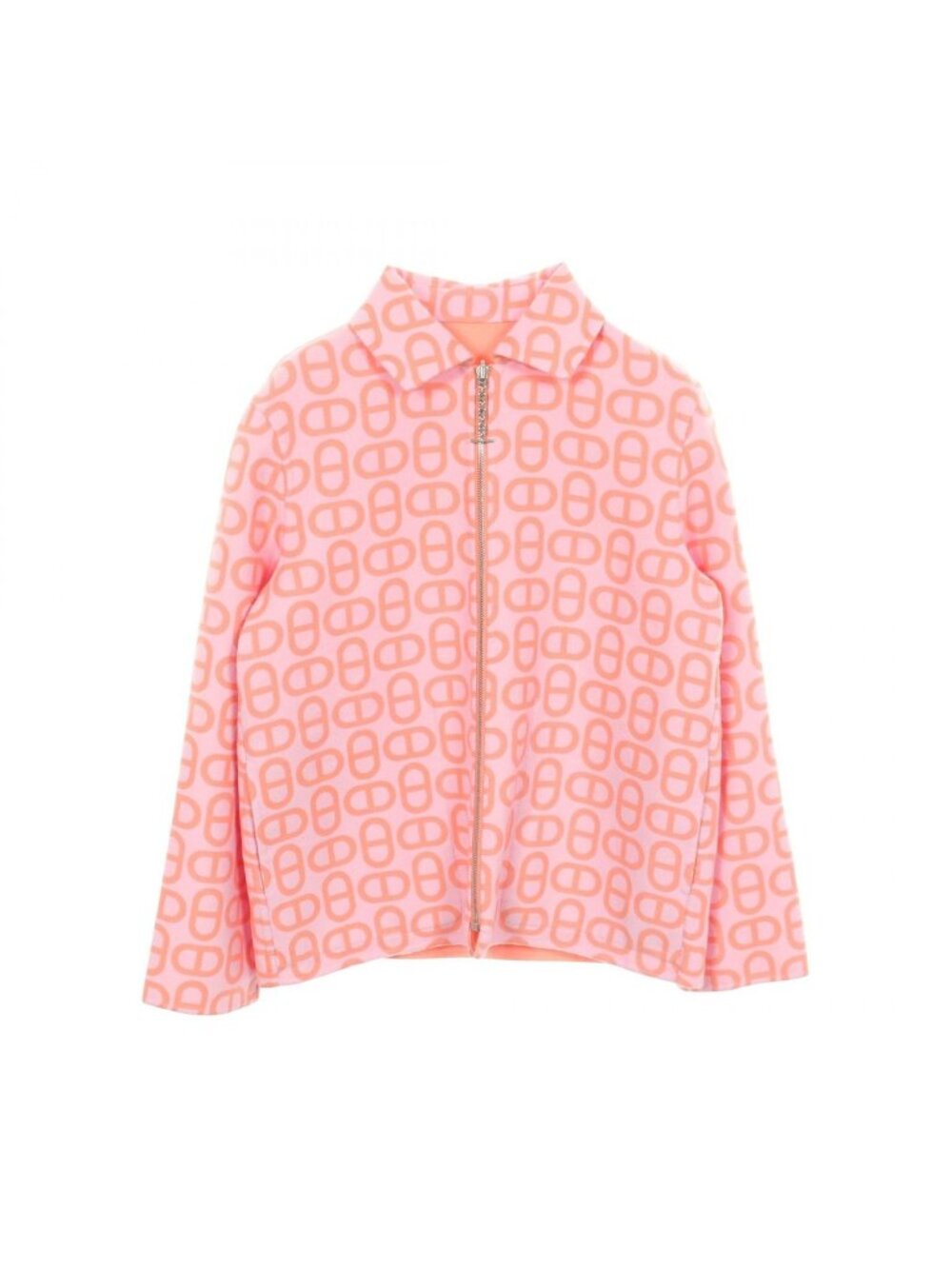 Hermes Chaine D'Ancre Reversible Zip Up Cashmere Jacket